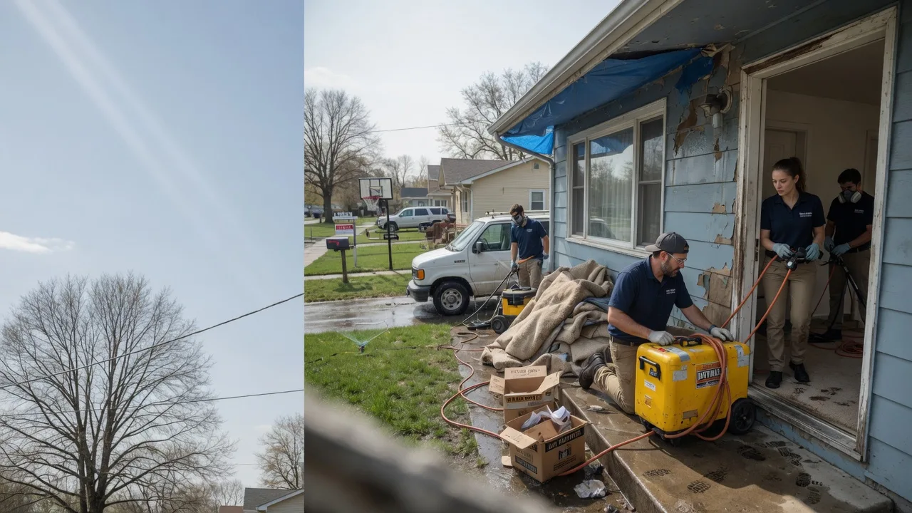 Basement Flood Cleanup in Harvey, ND near me